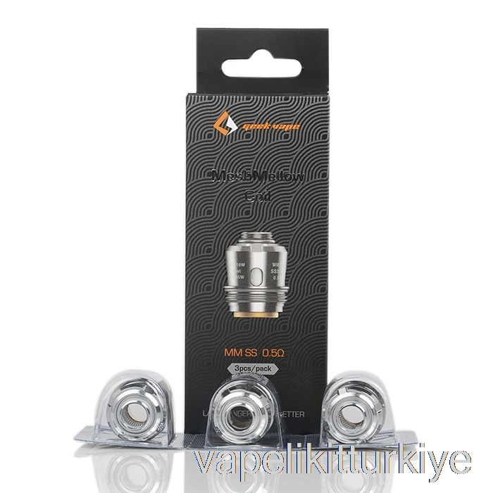Vape Kalem Vape Mate Geek Vape Meshmellow Mm Yedek Bobinler 0.5ohm Mm Ss Meshmellow Bobinler